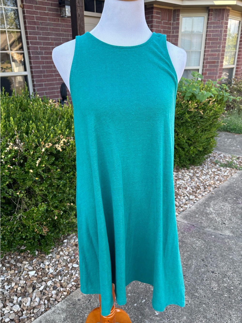 Old Navy Teal Swing Mini Dress